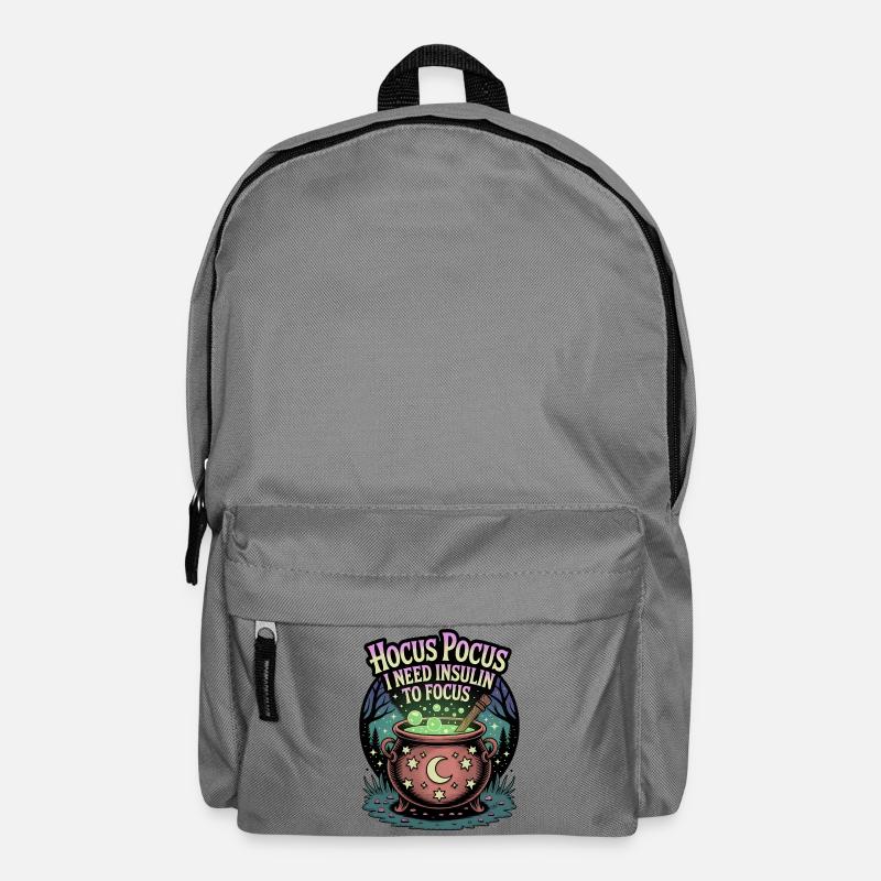 Hocus Pocus J’ai besoin d’insuline pour me concentrer - Sac à dos - gris éléphant