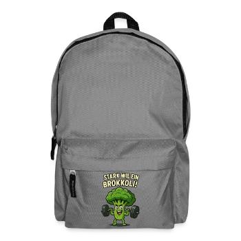 Fort comme un brocoli - Sac à dos - gris éléphant - Devant