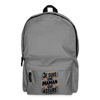 I am a Mother who Assures - Backpack - elephant grey - Front