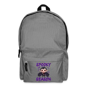 Vampire Halloween Dracula Bat - Backpack - elephant grey - Front