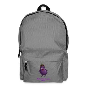 Plus de style que votre caricature d’aubergine à salade - Sac à dos - gris éléphant - Devant