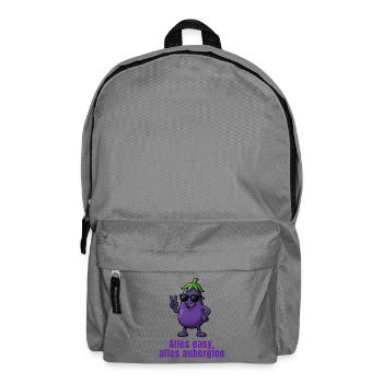 Aubergine - Everything easy - Backpack - elephant grey - Front