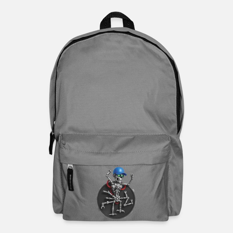 ICH BIN GI, BIN EIN GEEK #2 – Geek & Science-Fiction - Rucksack - Mittelgrau