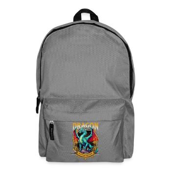 Dragon Fantasy Magic Mysticism Mythology Creature - Backpack - elephant grey - Front