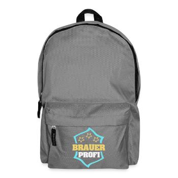 Gift for brewers - Backpack - elephant grey - Front