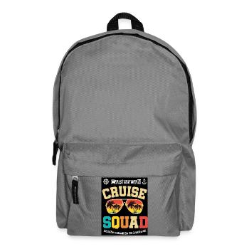 Caribbean Cruise Squad - Backpack - elephant grey - Front