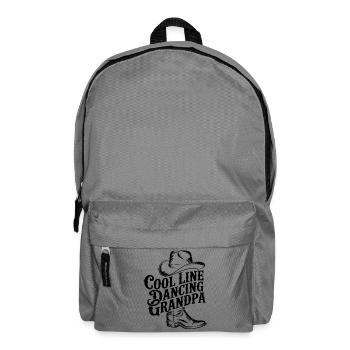 Cool Grandpa Line Danse – Chapeau de cowboy et bottes - Sac à dos - gris éléphant - Devant