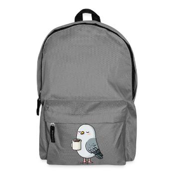 Cozy Pigeon Kaffee-Schlucker - Rucksack - Mittelgrau - Vorne