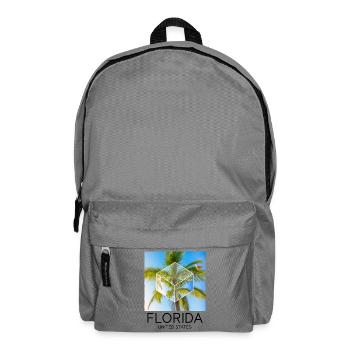 Florida USA Miami America Summer Palm Trees Beach - Backpack - elephant grey - Front