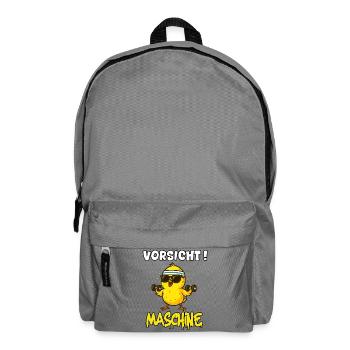 Funny Gym Saying - Gym Leek - Backpack - elephant grey - Front