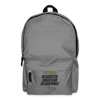 Superpapa Vert Puissant - Sac à dos - gris éléphant - Devant