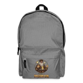 Ingenium Léonardo: Sorcier Steampunk - Sac à dos - gris éléphant - Devant