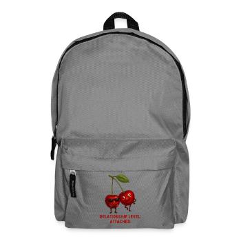Cherry Couple: Relationship Level Fest - Backpack - elephant grey - Front