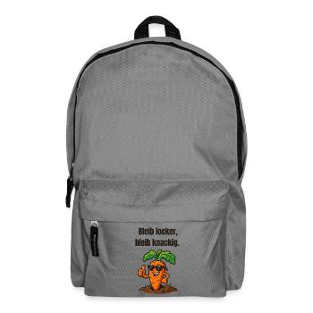 Carrot with style: Loose Crunchy - Backpack - elephant grey - Front