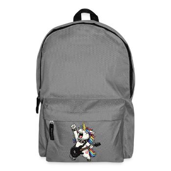 Rainbow Unicorn Rocker - Backpack - elephant grey - Front
