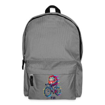 Daruma Cyclist Neon Sprint - Backpack - elephant grey - Front
