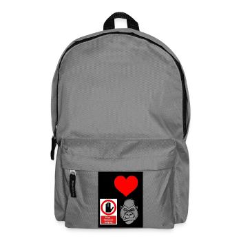 Accès privé de Heart Hand Gorilla - Sac à dos - gris éléphant - Devant