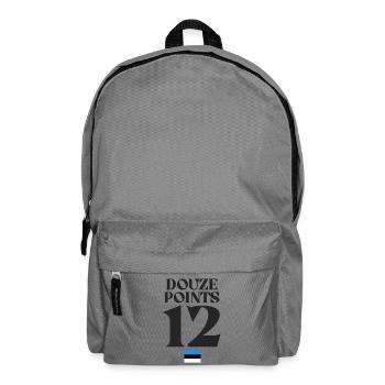 Twelve Points Eurovision Estonia - Backpack - elephant grey - Front