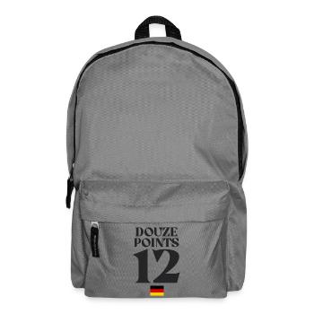 Dozen Points 12 Germany Eurovision - Backpack - elephant grey - Front