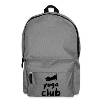 Yoga Club - Dog Pose - Backpack - elephant grey - Front