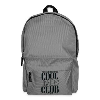 Cool Dads Club - Father's Day Dad Gift - Backpack - elephant grey - Front