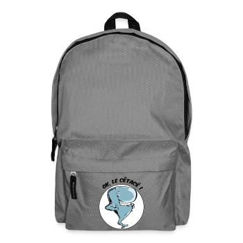 Ok, le cétacé ! - Sac à dos - gris éléphant - Devant