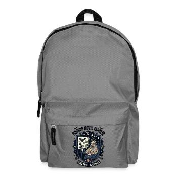 Horror Movie Fan Cinephile - Backpack - elephant grey - Front