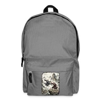 Kung Fu Kampfkunst Tradition - Rucksack - Mittelgrau - Vorne