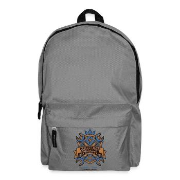 Handwerker Improvisation Wappen Design - Rucksack - Mittelgrau - Vorne