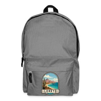 Asheville USA Urlaub Reisen Natur Kunst Stadt - Rucksack - Mittelgrau - Vorne