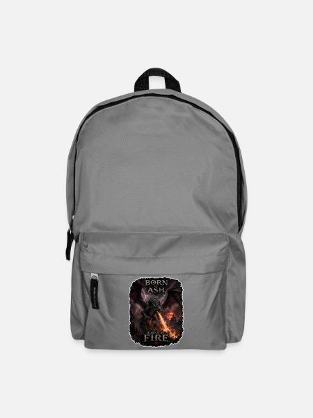 Drachenfeuer aus Asche - Rucksack - Mittelgrau