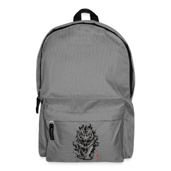 Japan Ink Tiger Guardian - Rucksack - Mittelgrau - Vorne