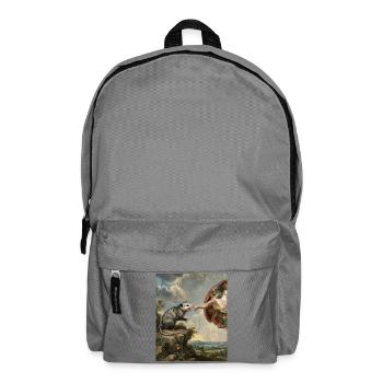 L’opossum bat la main de Dieu Mème drôle d’opossum - Sac à dos - gris éléphant - Devant