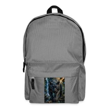 Panthère mosaïque des chutes - Sac à dos - gris éléphant - Devant