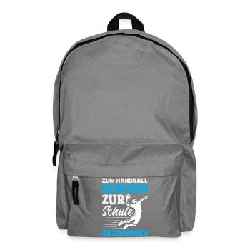 Handball Handballer Handball Trainer Fan Geschenk - Rucksack - Mittelgrau - Vorne