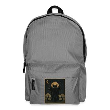 Moonbound Cats - Rucksack - Mittelgrau - Vorne