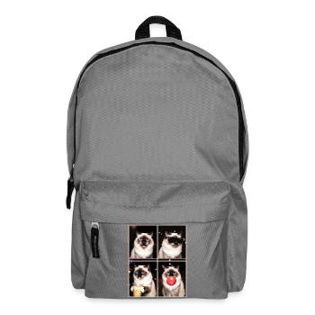 Cats Sacred Birman Cat - Backpack - elephant grey - Front