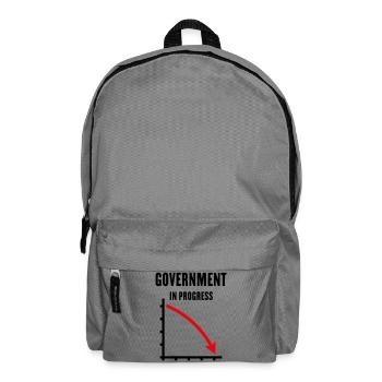 Government In Progress (Government Policy / POS2C) - Backpack - elephant grey - Front