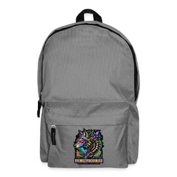 Urmechanik – Neon Wolf - Rucksack - Mittelgrau - Vorne