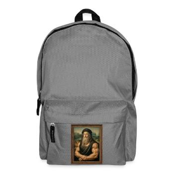 Muskulöser Da Vinci - Rucksack - Mittelgrau - Vorne