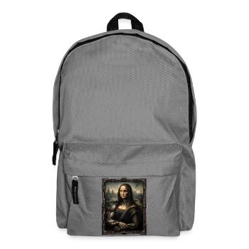 Mechanische Mona Lisa - Rucksack - Mittelgrau - Vorne