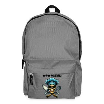 Skull Küchenchef - Rucksack - Mittelgrau - Vorne