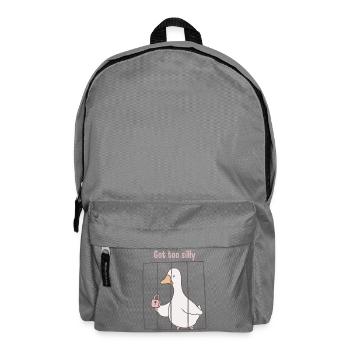 Duck Behind Bars wurde zu albern - Rucksack - Mittelgrau - Vorne