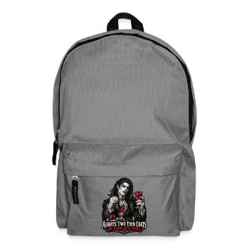 Always Two Thin Coats – Or Blood Will Spill - Rucksack - Mittelgrau - Vorne