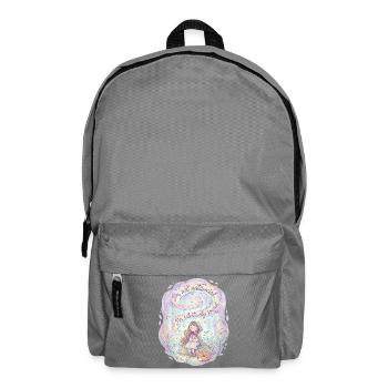 Süßes Fuchsmädchen selektiv sozial - Rucksack - Mittelgrau - Vorne