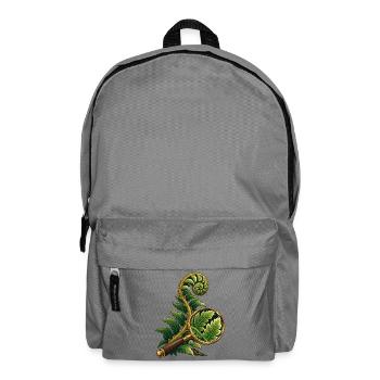 Fern durch eine Feldlinse - Rucksack - Mittelgrau - Vorne