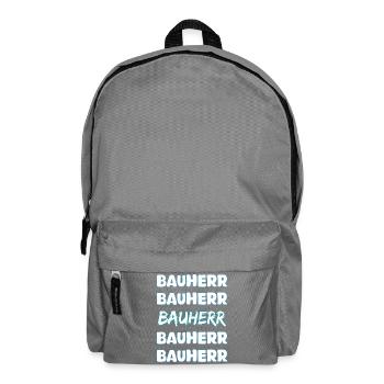 Bauherr - Rucksack - Mittelgrau - Vorne