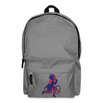 Crimson Devil Pinup - Rucksack - Mittelgrau - Vorne