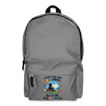 Eigene Kleine Welt - Rucksack - Mittelgrau - Vorne
