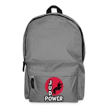 JudoPower Logo - Rucksack - Mittelgrau - Vorne